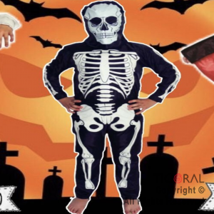 DISFRAZ ESQUELETO NI�O CR TALLE 3 x 1